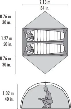 MSR Elixir™ 2 Tent -Kuppeltelte Butik 65000091 6