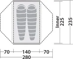 Robens Lodge 2 Tent -Kuppeltelte Butik 65000111 8