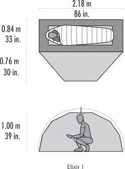 MSR Elixir™ 1 Tent -Kuppeltelte Butik 65000117 3