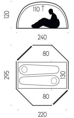 FJÄLLRÄVEN Abisko View 2 Tent -Kuppeltelte Butik 65000132 6