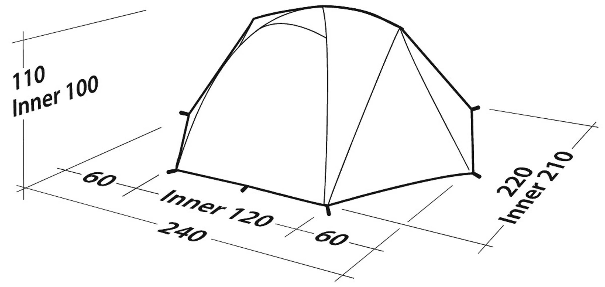 Robens Boulder 2 Tent 8 Robens Boulder 2 Tent - Billede 8