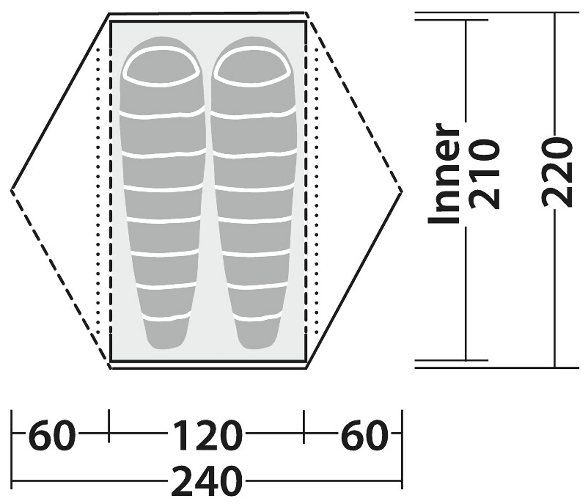 Robens Boulder 2 Tent 9 Robens Boulder 2 Tent - Billede 9