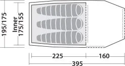 Robens Voyager Versa 3 Tent -Kuppeltelte Butik 65100120 8