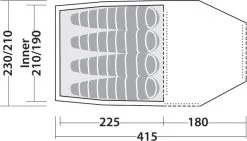 Robens Voyager Versa 4 Tent -Kuppeltelte Butik 65100121 8