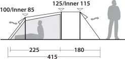 Robens Voyager Versa 4 Tent -Kuppeltelte Butik 65100121 9