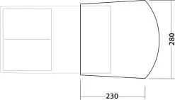 Robens Double Shade Grabber -Kuppeltelte Butik 65100151 6