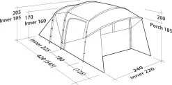 Robens Wolf Moon 4XP Tent -Kuppeltelte Butik 65100152 9