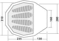 Robens Green Cone 4 PRS Tent -Kuppeltelte Butik 65100159 8