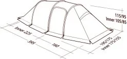 Robens Nordic Lynx 3 Tent -Kuppeltelte Butik 65100162 7