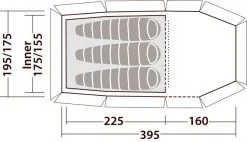 Robens Nordic Lynx 3 Tent -Kuppeltelte Butik 65100162 8