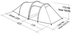 Robens Pioneer 4EX Tent -Kuppeltelte Butik 65100167 7