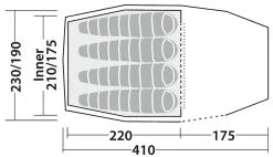 Robens Pioneer 4EX Tent -Kuppeltelte Butik 65100167 8