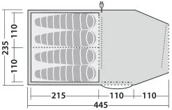 Robens Double Dreamer 4 Tent 18 Robens Double Dreamer 4 Tent -Kuppeltelte Butik 65200025 8