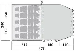 Robens Double Dreamer 5 Tent 18 Robens Double Dreamer 5 Tent -Kuppeltelte Butik 65200026 8