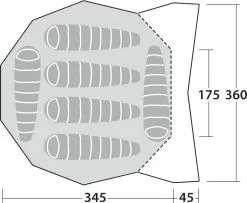Robens Chinook Ursa S 6 Tipi -Kuppeltelte Butik 65400036 6