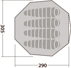 Robens Klondike 4 S Tipi 19 Robens Klondike 4 S Tipi -Kuppeltelte Butik 65400037 9