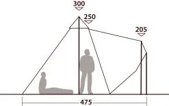 Robens Chinook Ursa 8 PRS Tipi -Kuppeltelte Butik 65400042 8