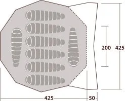Robens Chinook Ursa 8 PRS Tipi -Kuppeltelte Butik 65400042 9