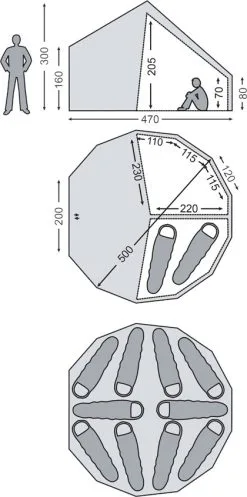 Nordisk Asgard 19.6 Technical Cotton 8 Nordisk Asgard 19.6 Technical Cotton -Kuppeltelte Butik 65500012 3