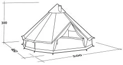 Robens Klondike 10 Grande PRS Tipi -Kuppeltelte Butik 65500029 6