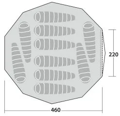 Robens Klondike 10 Grande PRS Tipi -Kuppeltelte Butik 65500029 7