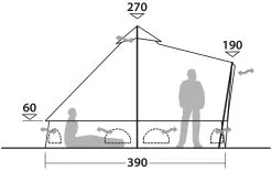 Robens Klondike 12 Twin Tipi -Kuppeltelte Butik 65500030 9