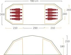 Helsport Valhall Inner Tent -Kuppeltelte Butik 65700000 2