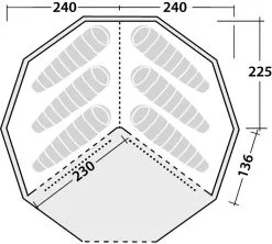 Robens Inner Tent Klondike Grande -Kuppeltelte Butik 65700031 2
