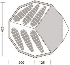 Robens Inner Tent Chinook Ursa -Kuppeltelte Butik 65700032 4