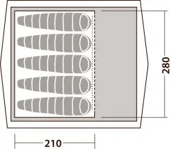 Robens Inner Tent Prospector Castle -Kuppeltelte Butik 65700034 8
