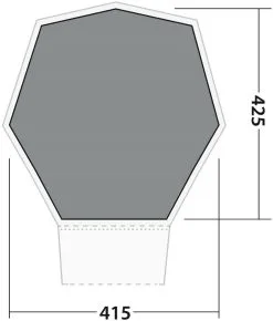 Robens Fleece Carpet Kiowa -Kuppeltelte Butik 65800031 3