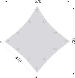Nordisk Kari 20 M2 Diamond Technical Cotton -Kuppeltelte Butik 66000030 4