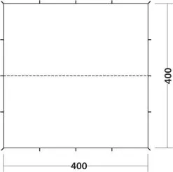 Robens Trail Tarp 4 X 4 M -Kuppeltelte Butik 66000044 2