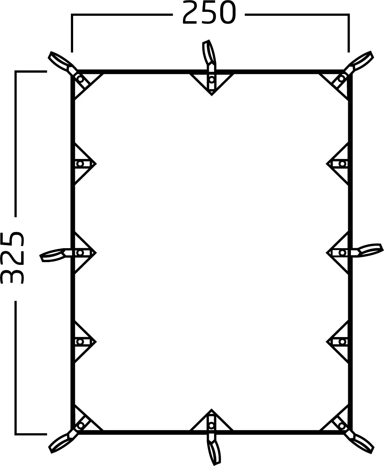 Nordisk Kari 8 M2 Basic Cotton Tarp 2 Nordisk Kari 8 M2 Basic Cotton Tarp - Billede 2